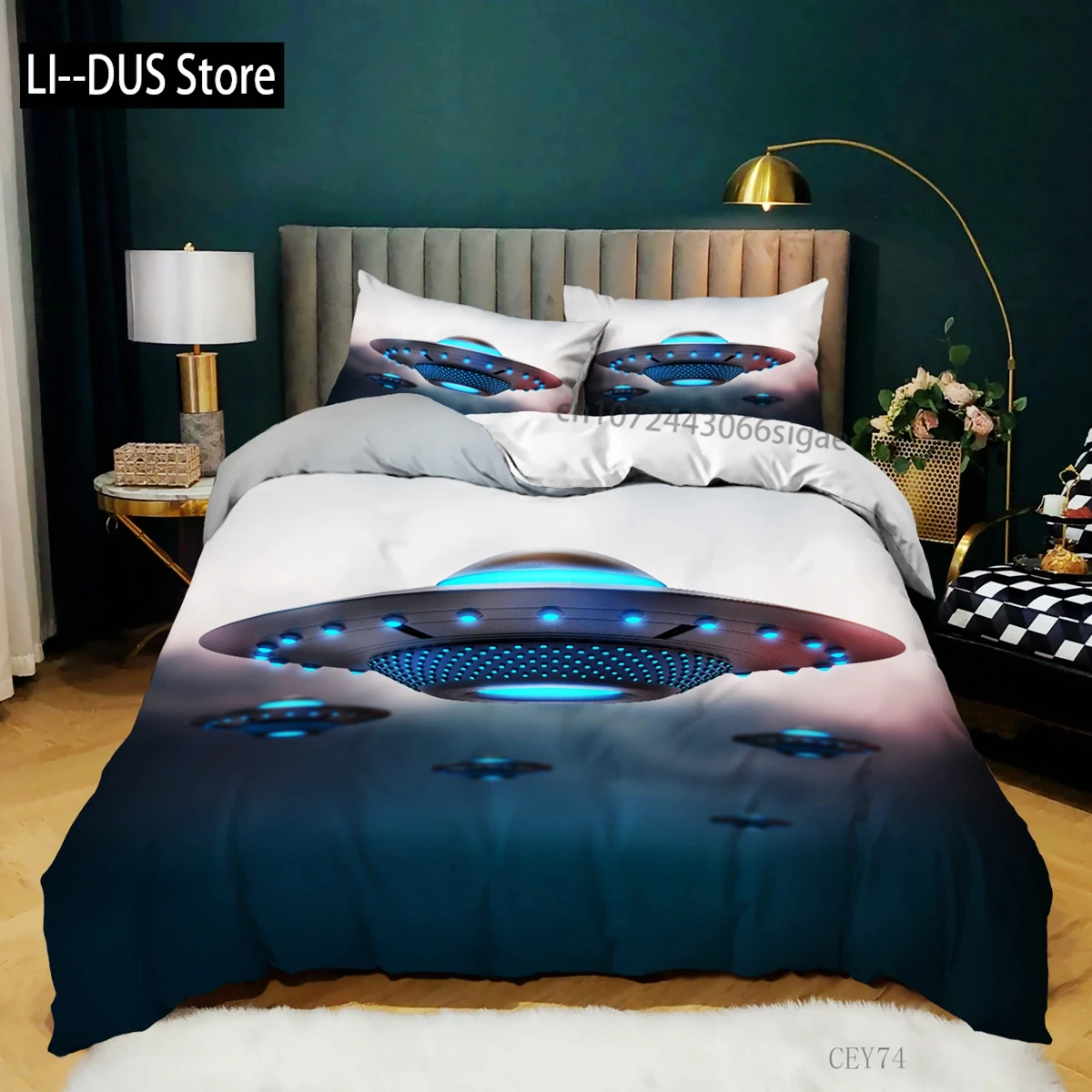 Spacecraft Duvet Cover Set King Microfiber Science Fiction Spaceship Bedding Set Snow Mountain Astronaut Spaceship Quilt Cover
Spacecraft Duvet Cover Set King Microfiber Science Fiction Spaceship Bedding Set Snow Mountain Astronaut Spaceship Quilt Cover