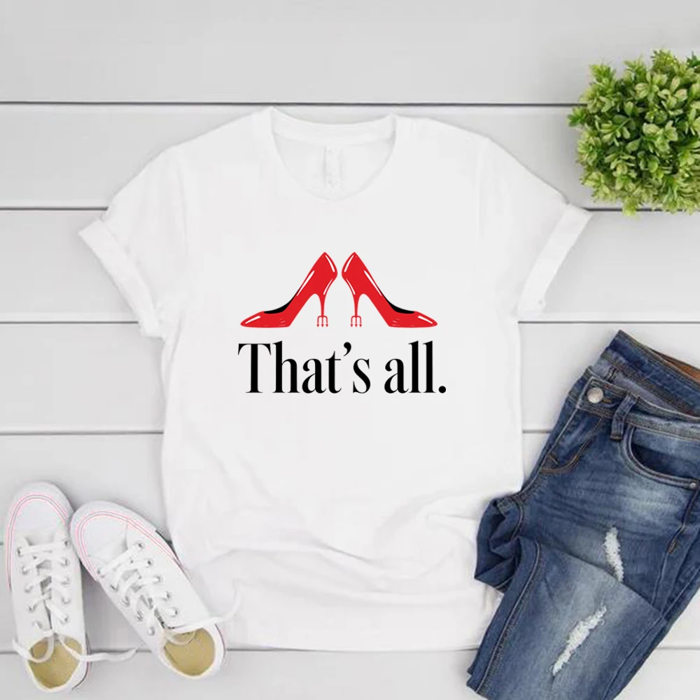 The Devil Wears That's All T-Shirt Vintage Movie Tee Women Short Sleeve Graphic T Shirts That's All Shirt Streetwear Women Tops
The Devil Wears That's All T-Shirt Vintage Movie Tee Women Short Sleeve Graphic T Shirts That's All Shirt Streetwear Women Tops
