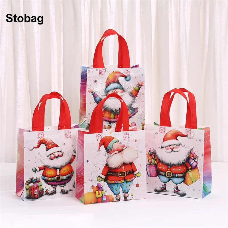 StoBag 8/20pcs Merry Christmas Non-woven Tote Bag Santa Claus Fabric Kids Child Gift Packaging Waterproof Storage Reusable Pouch 
StoBag 8/20pcs Merry Christmas Non-woven Tote Bag Santa Claus Fabric Kids Child Gift Packaging Waterproof Storage Reusable Pouch