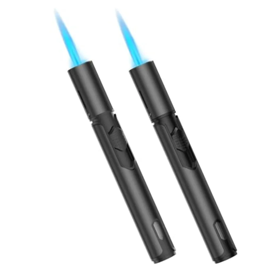 Torch Lighters 6 Inch Refillable Jet Flame Butane Lighters with Visible Fuel Window, Portable Long Lighter for Candle Grill Fir
Torch Lighters 6 Inch Refillable Jet Flame Butane Lighters with Visible Fuel Window, Portable Long Lighter for Candle Grill Fir