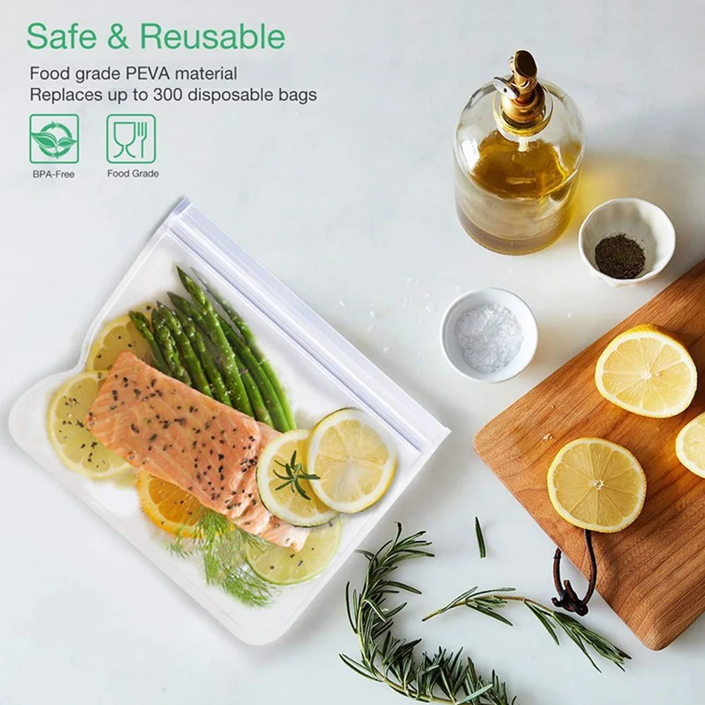 8pcs Food Storage Bags Fresh Keeping for Fruit Veggies Sealed Strips S wich Package Leak Proof PEVA Material Air Tight
8pcs Food Storage Bags Fresh Keeping for Fruit Veggies Sealed Strips S wich Package Leak Proof PEVA Material Air Tight