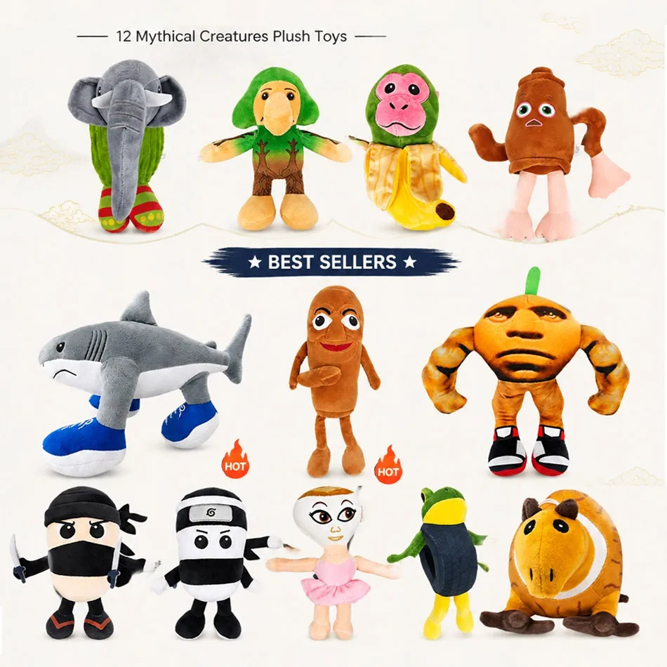 Shan Hai Jing Plush Toy Set Unique Gifts New Tralalelo Tralala Plush Tungtungtung Classic of Mountains and Seas
Shan Hai Jing Plush Toy Set Unique Gifts New Tralalelo Tralala Plush Tungtungtung Classic of Mountains and Seas