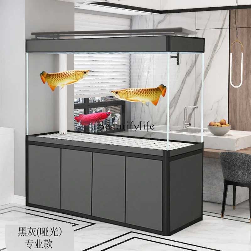 Ultra-clear Glass Arowana Fish Tank Living Room Large Medium Bottom Filter Screen Goldfish Aquarium
Ultra-clear Glass Arowana Fish Tank Living Room Large Medium Bottom Filter Screen Goldfish Aquarium