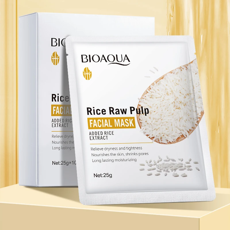 25g*10pcs (1 box) BIOAOUA rice puree facial mask, hydrating, moisturizing, long-lasting moisturizing patch mask, firming skin
25g*10pcs (1 box) BIOAOUA rice puree facial mask, hydrating, moisturizing, long-lasting moisturizing patch mask, firming skin