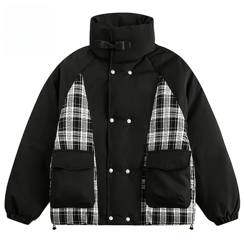 Мужские зимние куртки, утепленные парки, пальто, клетчатые стеганые куртки с большим карманом и подставкой, уличная одежда, большие куртки-пузырьки, верхняя одежда
Мужские зимние куртки, утепленные парки, пальто, клетчатые стеганые куртки с большим карманом и подставкой, уличная одежда, большие куртки-пузырьки, верхняя одежда