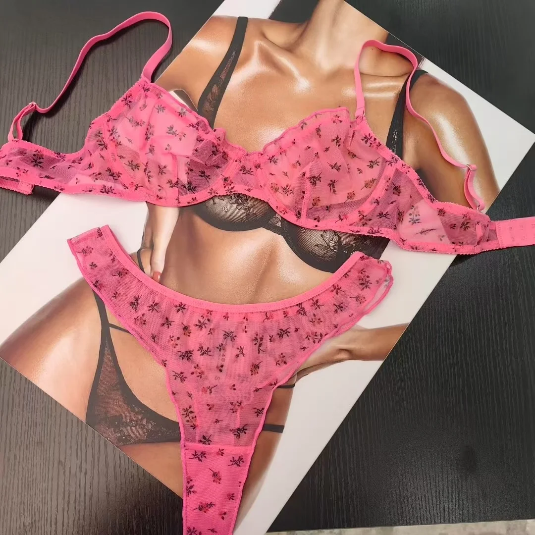 Sexy Lace Bra Set Women's Pure Desire Floral Large Size Anti-Sagging Bra Set Small Chest Illusion Breathable Nylon Fabric
Sexy Lace Bra Set Women's Pure Desire Floral Large Size Anti-Sagging Bra Set Small Chest Illusion Breathable Nylon Fabric