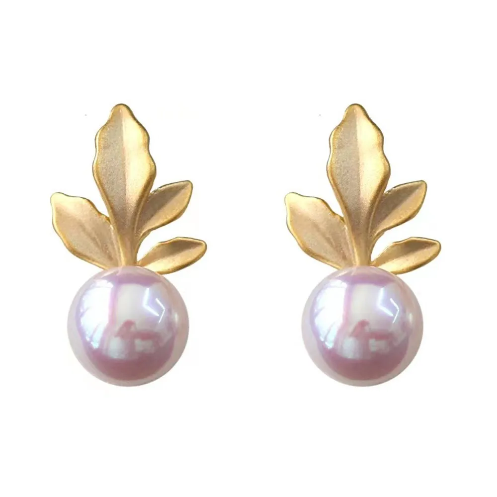 New Classic Leaf Design Pearl Stud Earrings Accessory Women DIY Pearl Earrings Fittings Jewelry Making Components For 8-10mm
New Classic Leaf Design Pearl Stud Earrings Accessory Women DIY Pearl Earrings Fittings Jewelry Making Components For 8-10mm