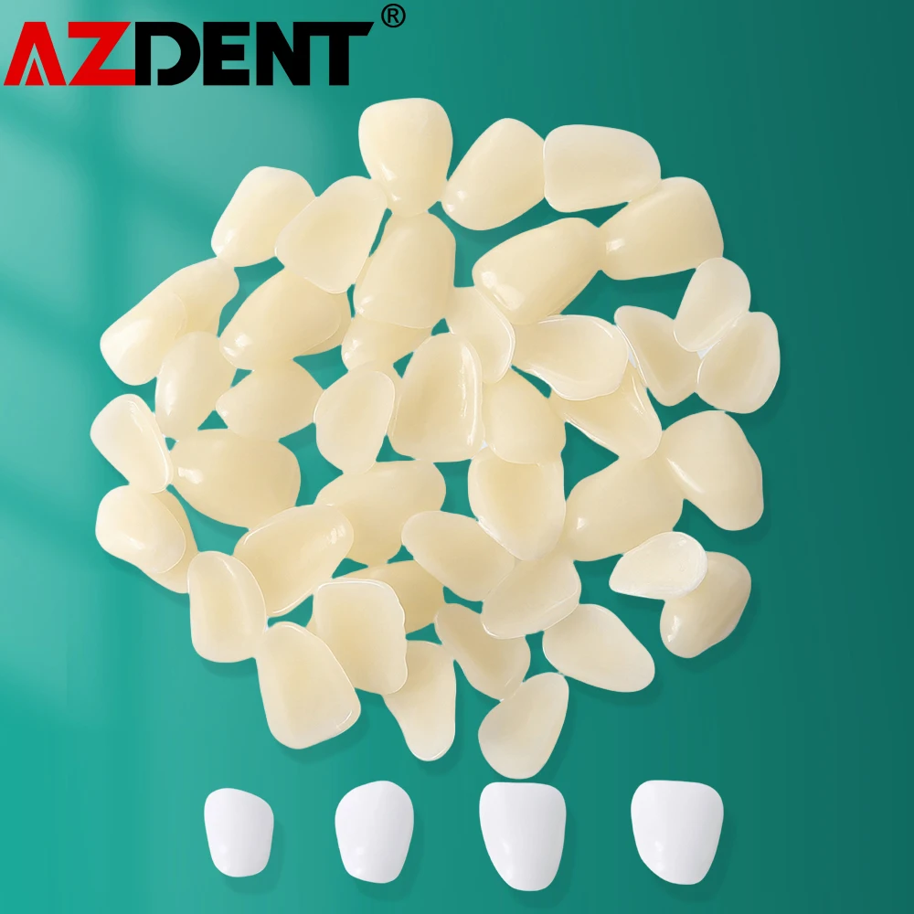 50pcs Resin Dental Provisional Veneers A1/A2 Shade Ultra-Thin Temporary Crowns for Upper Anterior Protecting Teeth Whitening
50pcs Resin Dental Provisional Veneers A1/A2 Shade Ultra-Thin Temporary Crowns for Upper Anterior Protecting Teeth Whitening