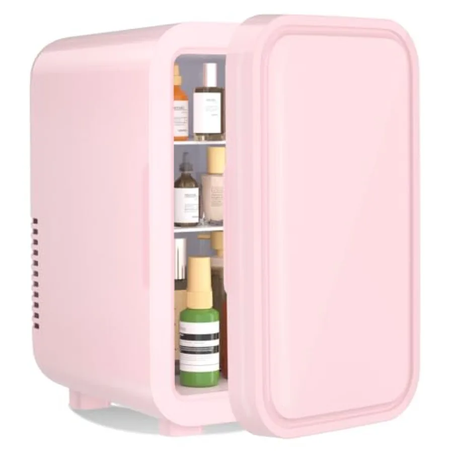 Portable 6 Liter 8 Can Mini Fridge 110V AC/DC Thermoelectric Cooler for Bedroom Skincare Beverage Office Dorm Room Car Pink
Portable 6 Liter 8 Can Mini Fridge 110V AC/DC Thermoelectric Cooler for Bedroom Skincare Beverage Office Dorm Room Car Pink