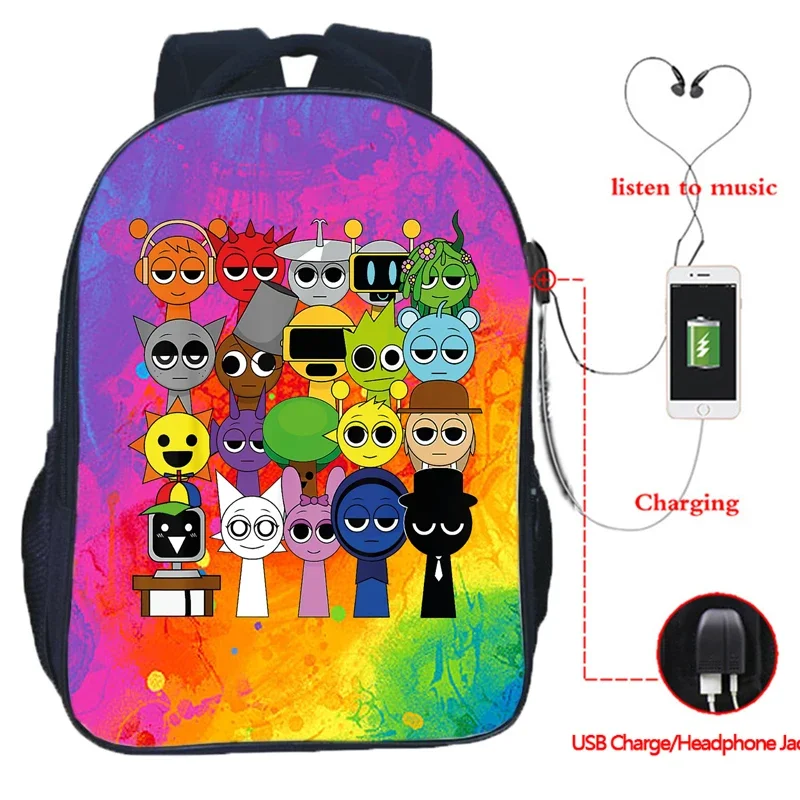 Sprunki Incredibox Backpack Students School Expandable USB Bag Large Capacity Boys Girls Laptop Waterproof Fashion Backpack
Sprunki Incredibox Backpack Students School Expandable USB Bag Large Capacity Boys Girls Laptop Waterproof Fashion Backpack