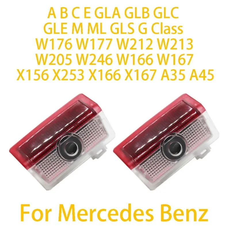 2pcs For Mercedes Benz W212 W213 W177 W246 W166 X253 W205 W176 A35 A45 Led Car Door Welcome Light Projection Lamp Accessories
2pcs For Mercedes Benz W212 W213 W177 W246 W166 X253 W205 W176 A35 A45 Led Car Door Welcome Light Projection Lamp Accessories