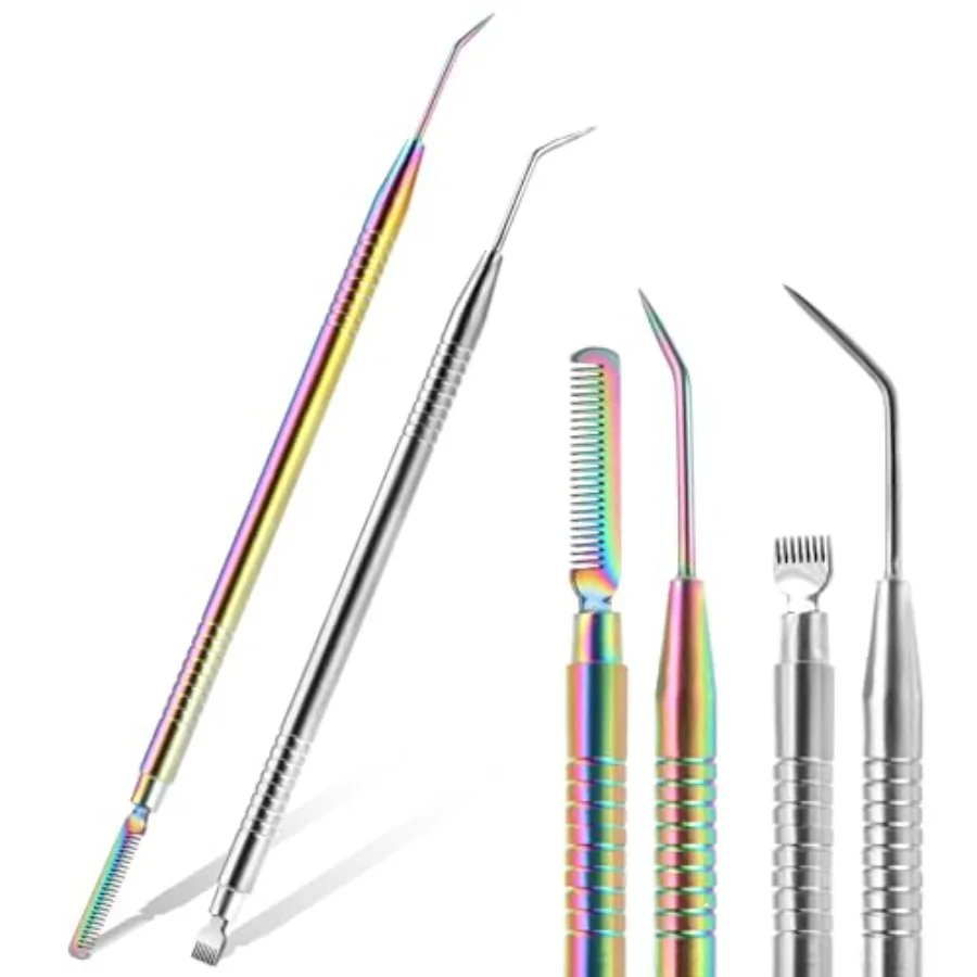 2 in 1 Lash Lift and Tint Kit, 2 Pcs Professional Lash Lift Rods Stainless Steel Lash Comb Metal Eyelash Comb Separator Lash Ap
2 in 1 Lash Lift and Tint Kit, 2 Pcs Professional Lash Lift Rods Stainless Steel Lash Comb Metal Eyelash Comb Separator Lash Ap