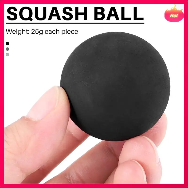 Multi 3Pcs Squash Ball Low Speed Sports Rubber Balls Professional Player Competition Squash
Multi 3Pcs Squash Ball Low Speed Sports Rubber Balls Professional Player Competition Squash