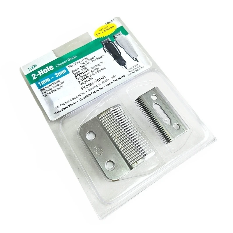 Replacement Original Blade For Wahl Hair Clipper super taper/pro basic/taper 2000/sterling 3/5 star senior,magic clip
Replacement Original Blade For Wahl Hair Clipper super taper/pro basic/taper 2000/sterling 3/5 star senior,magic clip