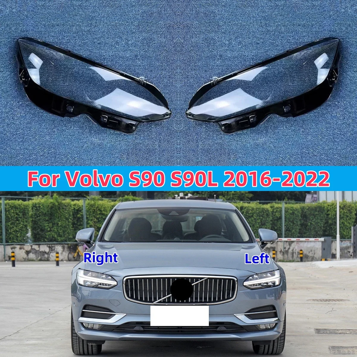 For Volvo S90 S90L 2016 2017 2018 2019 2020 2021 2022 Front Headlamp Transparent Lampshade Headlight Cover Lamp Shell Glass Lens
For Volvo S90 S90L 2016 2017 2018 2019 2020 2021 2022 Front Headlamp Transparent Lampshade Headlight Cover Lamp Shell Glass Lens