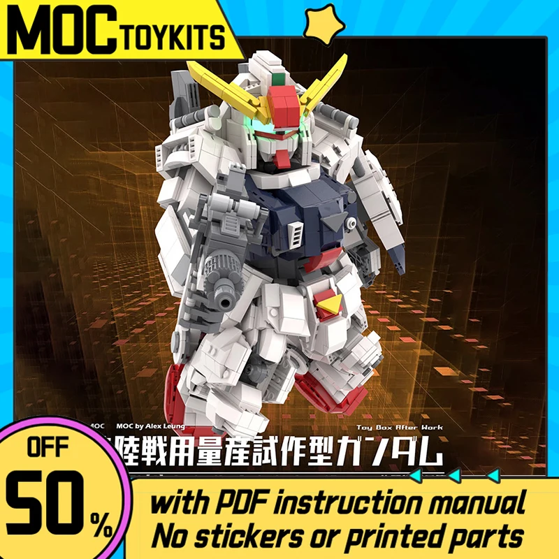 Серия Mech Warrior MOC, строительные блоки, креативный морской робот RX-79, кирпич, набор моделей «сделай сам», детская коллекция игрушек, подарок
Серия Mech Warrior MOC, строительные блоки, креативный морской робот RX-79, кирпич, набор моделей «сделай сам», детская коллекция игрушек, подарок