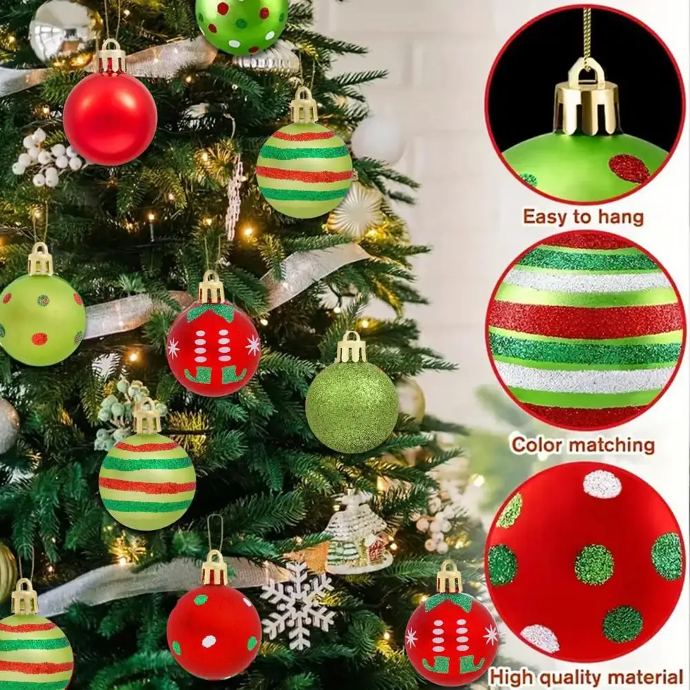 Christmas Balls Decorations 50 Pcs Shatterproof Christmas Ball Ornaments Small 1.6 Plastic Baubles for Tree Wreath Garland
Christmas Balls Decorations 50 Pcs Shatterproof Christmas Ball Ornaments Small 1.6 Plastic Baubles for Tree Wreath Garland