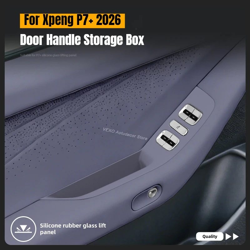 For Xpeng P7+ 2026 Door Handle Storage Box Window Switch Silicone Cover Electric Car Inner Side Door Handle Panel Pull Trims
For Xpeng P7+ 2026 Door Handle Storage Box Window Switch Silicone Cover Electric Car Inner Side Door Handle Panel Pull Trims