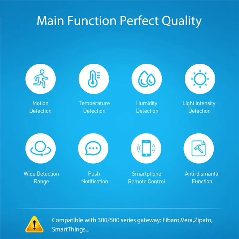 TCES-Z Wave Plus 700Series PIR-детектор движения с датчиком температуры и влажности, работающий с Smartthing, Vera
TCES-Z Wave Plus 700Series PIR-детектор движения с датчиком температуры и влажности, работающий с Smartthing, Vera