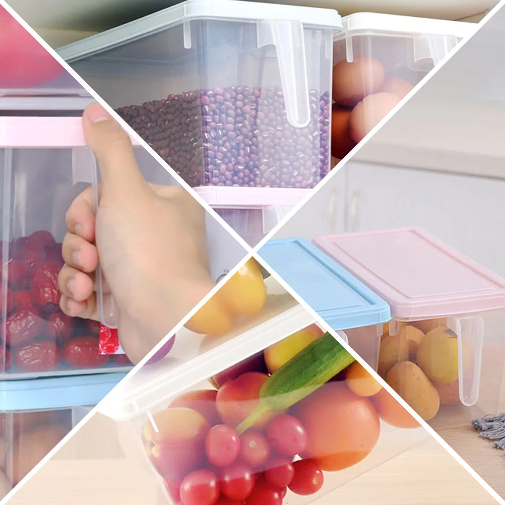 3pcs Food Preservation Sealed Box Fresh-Keeping Container Kitchen Storage Box With Handle Lid Refrigerator Organizer Pp
3pcs Food Preservation Sealed Box Fresh-Keeping Container Kitchen Storage Box With Handle Lid Refrigerator Organizer Pp