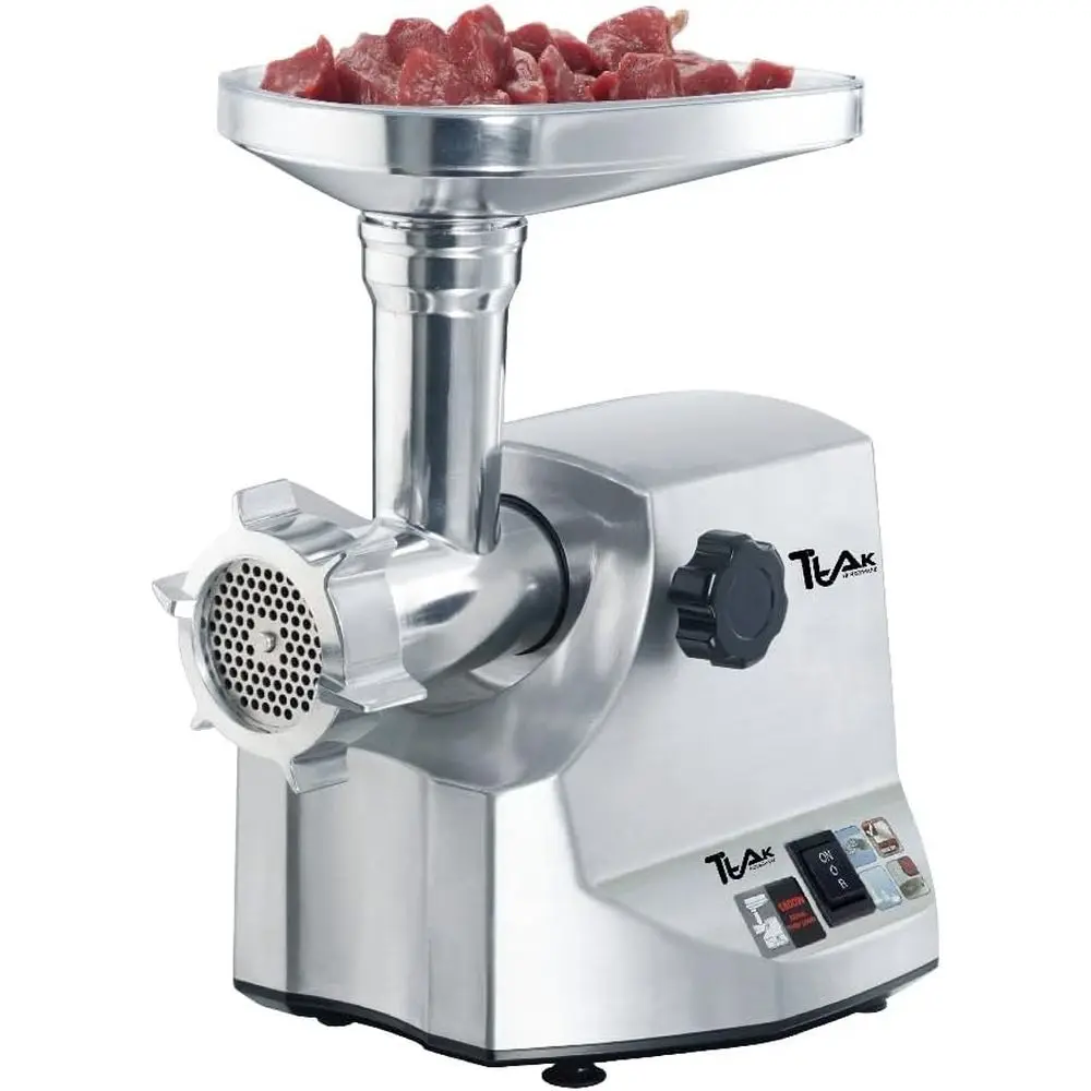 Premium Electric Meat Grinder Copper Motor 2000W Max Heavy Duty Meat Grinder-S/S Body Meat Sausage Stuer Tubes & Kubbe, Cutting
Premium Electric Meat Grinder Copper Motor 2000W Max Heavy Duty Meat Grinder-S/S Body Meat Sausage Stuer Tubes & Kubbe, Cutting