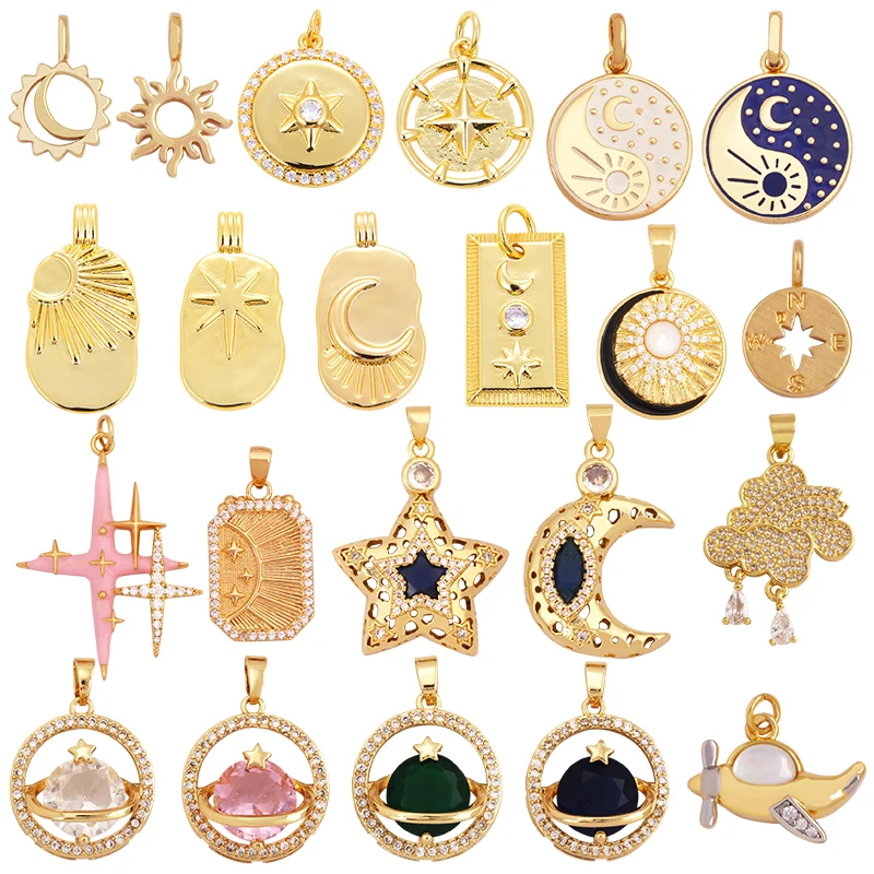 Trendy Coin Round Moon Sun Star Mini Charm Pendant,Real 18K Gold Plated,Jewelry Components Findings Accessories Supplies K93
Trendy Coin Round Moon Sun Star Mini Charm Pendant,Real 18K Gold Plated,Jewelry Components Findings Accessories Supplies K93