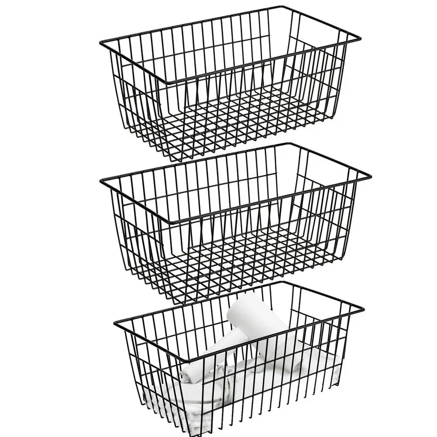 Корзина-органайзер для хранения, металлическая корзина для фермерского дома, кладовая, большая организация, корзины для хранения кухонных шкафов, кладовой, F
Корзина-органайзер для хранения, металлическая корзина для фермерского дома, кладовая, большая организация, корзины для хранения кухонных шкафов, кладовой, F