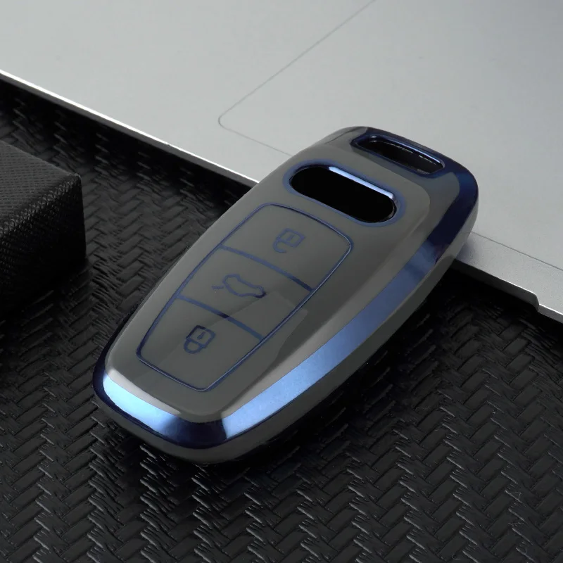 For Audi A3 A4 B9 A6 A7 4K A8 E-tron Q5 Q8 C8 D5 SQ8 TPU Car Remote Key Fob Cover Case Protector Shell Auto Keeyless Accessories
For Audi A3 A4 B9 A6 A7 4K A8 E-tron Q5 Q8 C8 D5 SQ8 TPU Car Remote Key Fob Cover Case Protector Shell Auto Keeyless Accessories