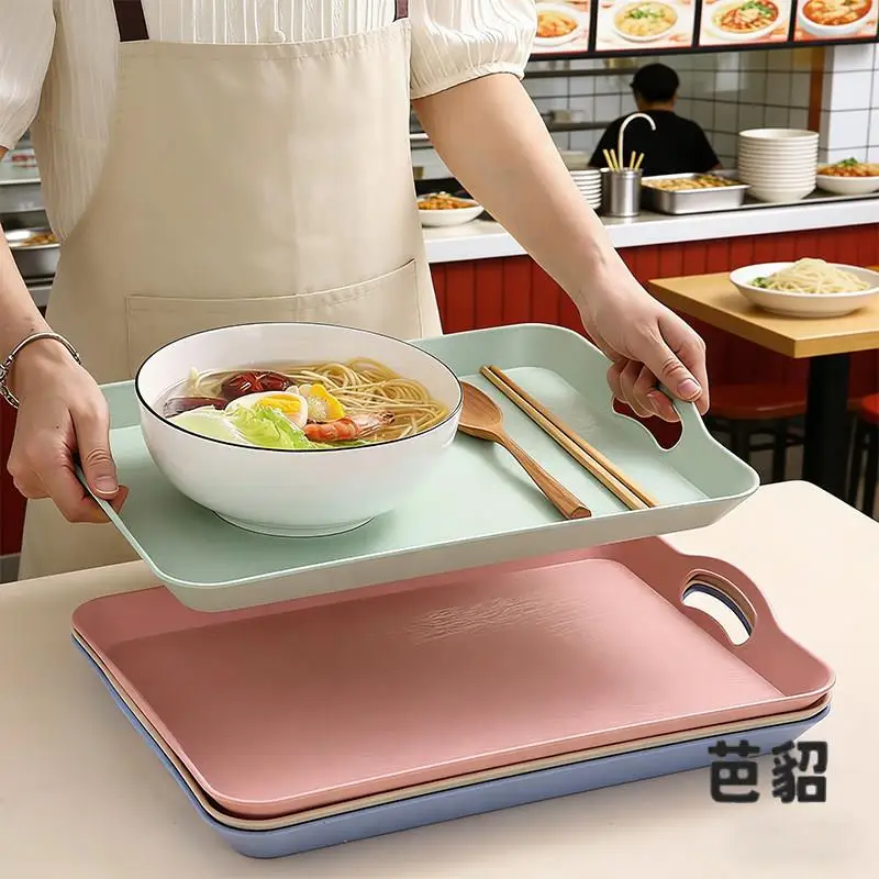 Non-Slip Double Ear Rectangular Tray for Restaurant And Home Use Food Grade Serving Tray Dining Hall Plate Tea Water Catcher
Non-Slip Double Ear Rectangular Tray for Restaurant And Home Use Food Grade Serving Tray Dining Hall Plate Tea Water Catcher