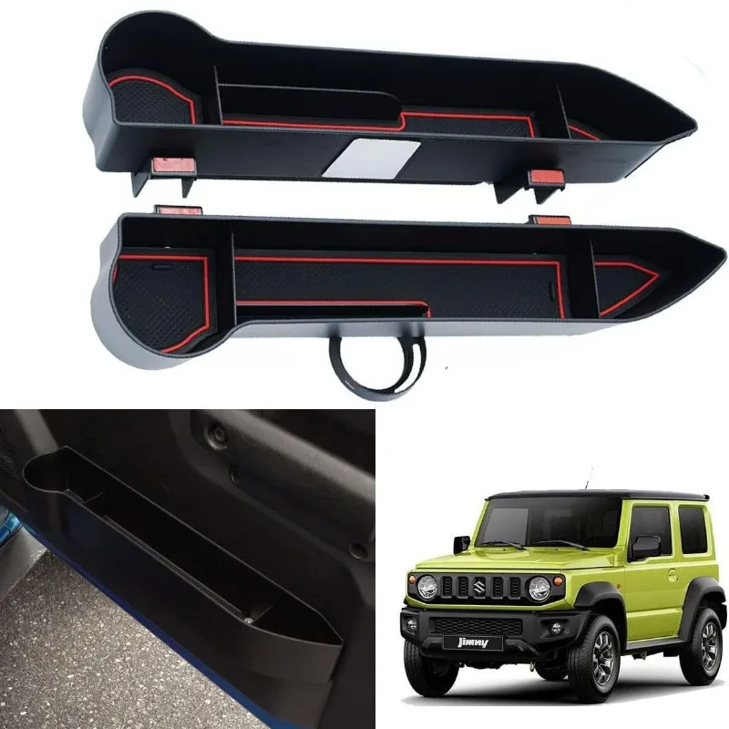 For Suzuki Jimny JB64 JB74 three doors five doors side door water cup holder additional storage box
For Suzuki Jimny JB64 JB74 three doors five doors side door water cup holder additional storage box