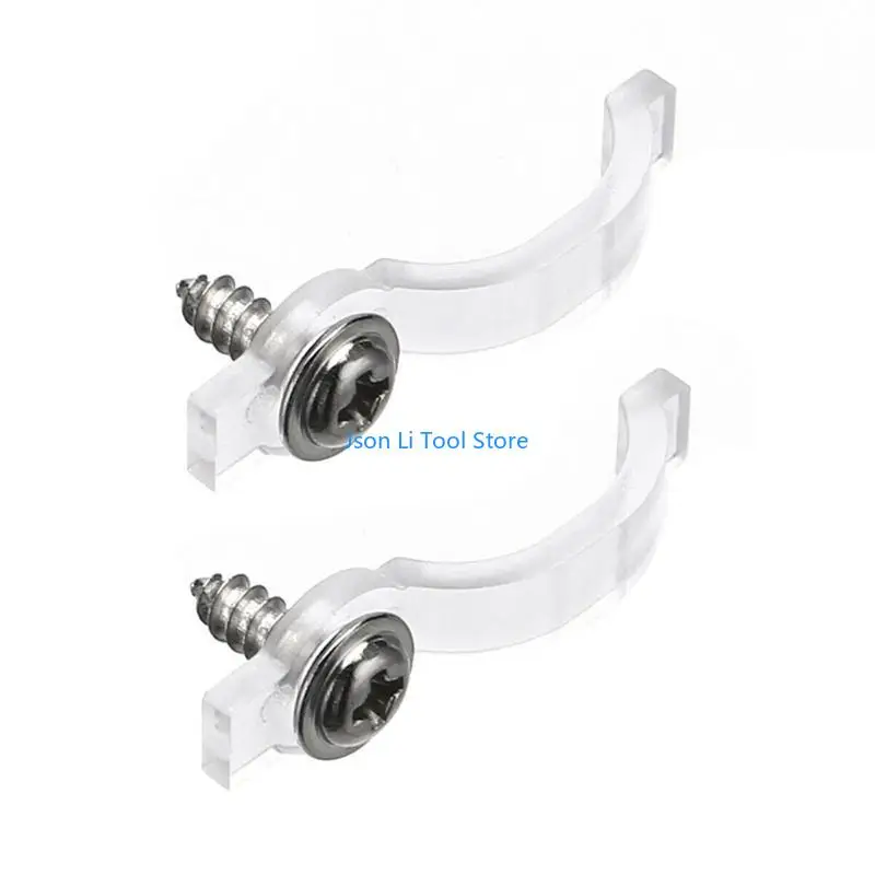 Y08D 100 Pieces Clear One-Side Fixing Clips Strip Light Mounting Brackets for Fixing 3528/5050 LED Waterproof Strip Light
Y08D 100 Pieces Clear One-Side Fixing Clips Strip Light Mounting Brackets for Fixing 3528/5050 LED Waterproof Strip Light