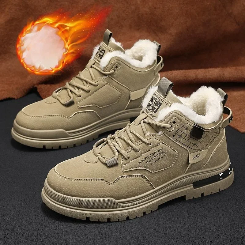Winter Men's Boots High Top Wool Comfortable Cotton Shoes Anti Slip Handmade Anti Slip Work Shoes Outdoor Hiking Walkingoafers
Winter Men's Boots High Top Wool Comfortable Cotton Shoes Anti Slip Handmade Anti Slip Work Shoes Outdoor Hiking Walkingoafers