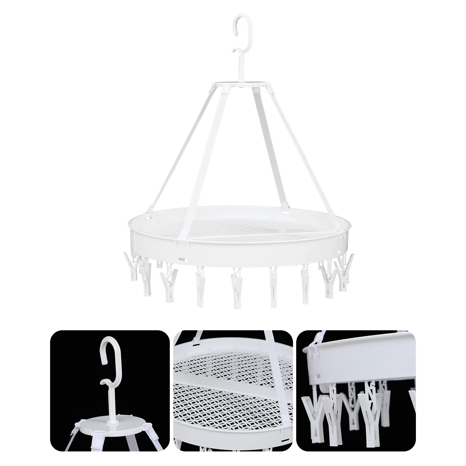 Drying Rack Clip Hanger Underwear Foldable Travel Clothes Hook Pp Socks Folding Camping
Drying Rack Clip Hanger Underwear Foldable Travel Clothes Hook Pp Socks Folding Camping