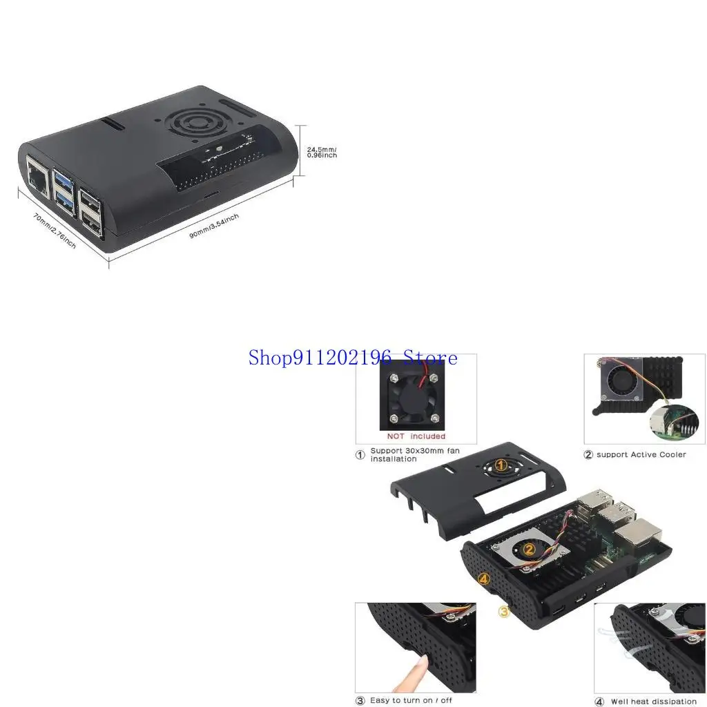 Корпус корпуса P82A для корпуса RaspberryPi5 с охлаждающим вентилятором для Bostect RPI5 Protector Box
Корпус корпуса P82A для корпуса RaspberryPi5 с охлаждающим вентилятором для Bostect RPI5 Protector Box