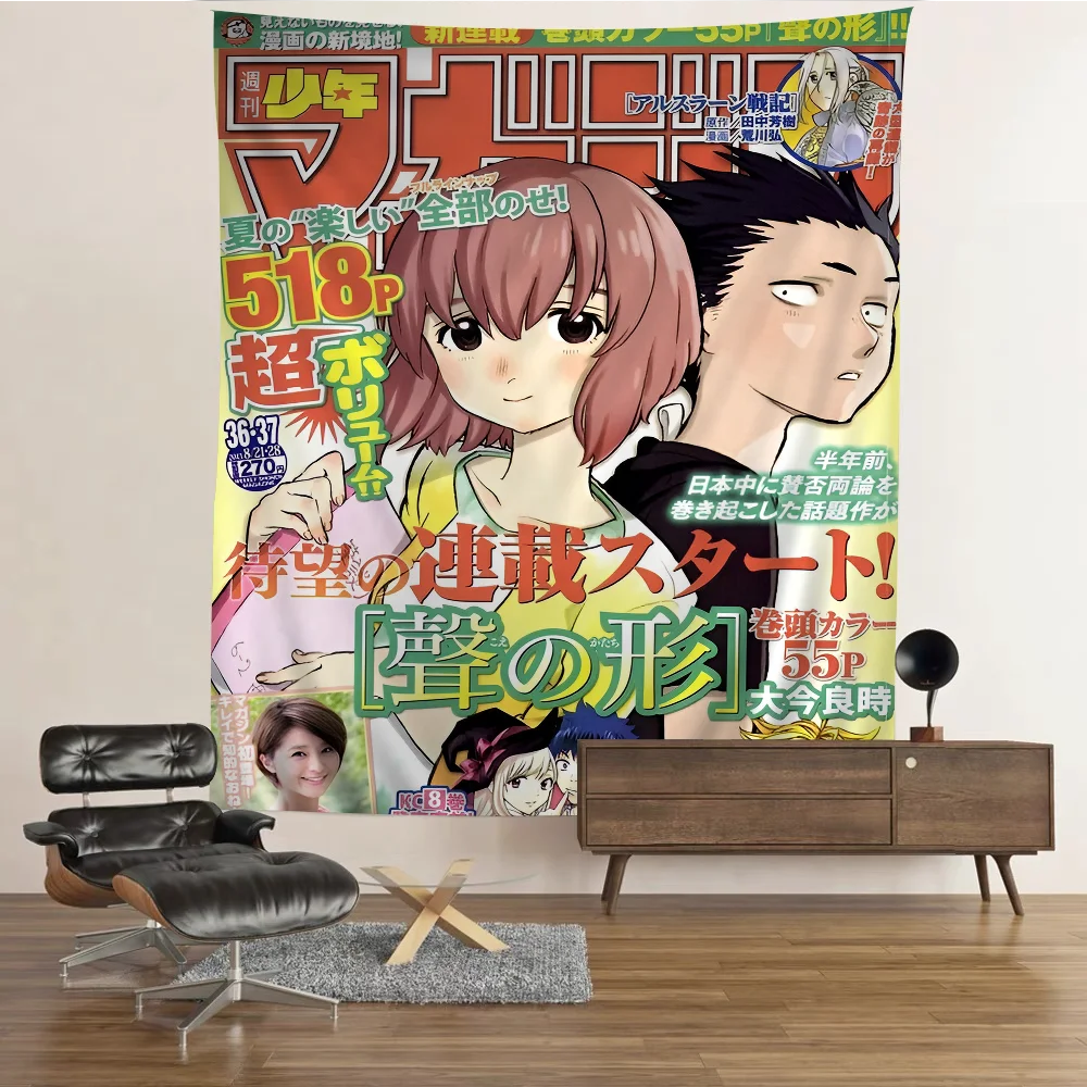 A Silent Voice Tapestry Art Printing Japanese Wall Tapestry Anime Wall Hanging Home Decor
A Silent Voice Tapestry Art Printing Japanese Wall Tapestry Anime Wall Hanging Home Decor