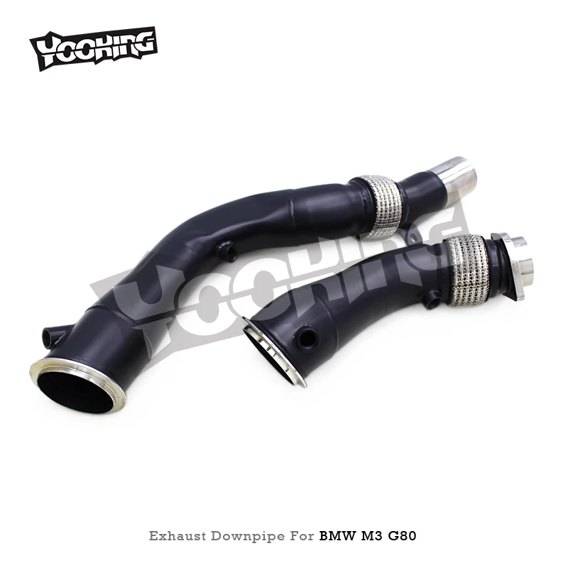 Stainless Steel Downpipe With Ceramic Coating Exhaust System For BMW M3/M4 G80/G82 3.0T 2019-2022 Straight Pipe
Stainless Steel Downpipe With Ceramic Coating Exhaust System For BMW M3/M4 G80/G82 3.0T 2019-2022 Straight Pipe