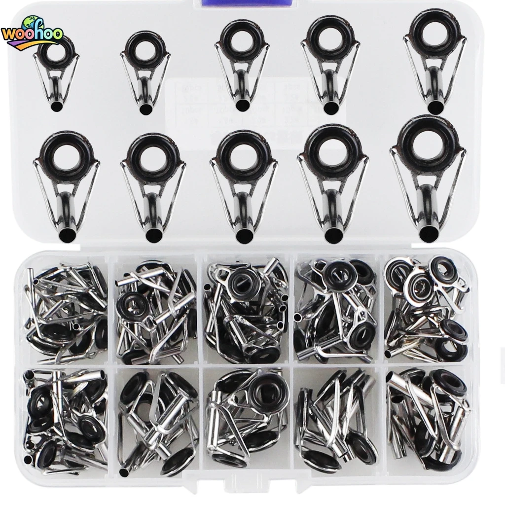 Fishing Rod Tip Tops Ceramic Guide Rings Saltwater Professional Rod Building Kit Accessories 80pcs
Fishing Rod Tip Tops Ceramic Guide Rings Saltwater Professional Rod Building Kit Accessories 80pcs