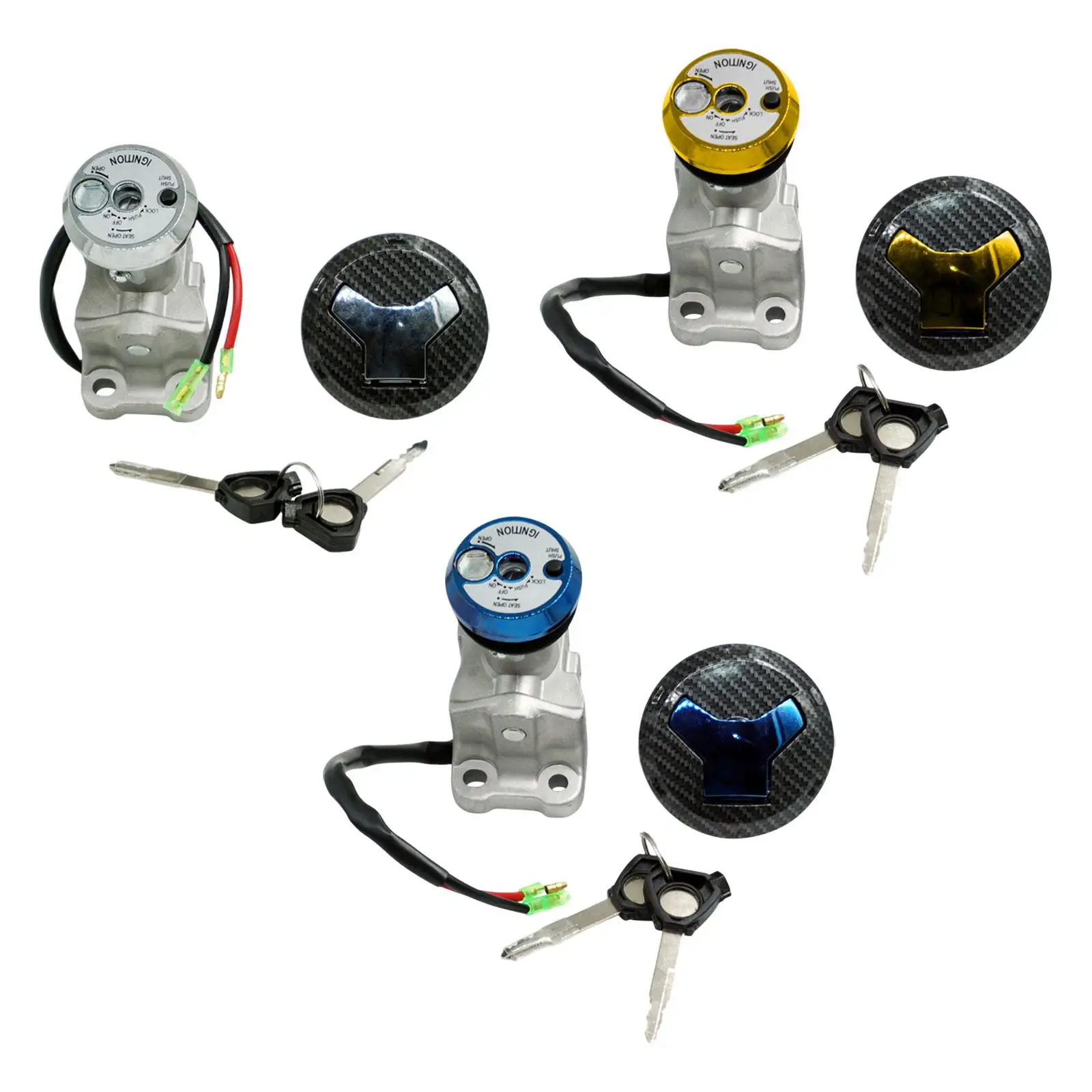 Motorcycle Ignition Lock Set, Motorcycle Ignition Switch, Key Lock, Starter Lock, , Metal, Easy to Install, Fits
Motorcycle Ignition Lock Set, Motorcycle Ignition Switch, Key Lock, Starter Lock, , Metal, Easy to Install, Fits