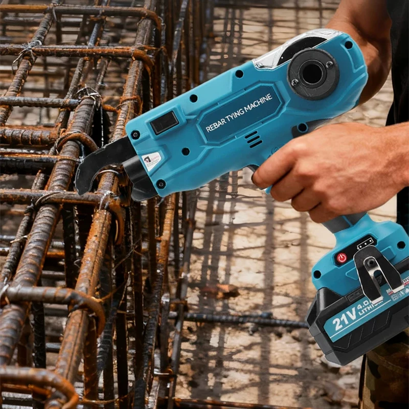 Cordless Rebar Tying Machine, DC 21V, 8–34MM Rebar Tying, Automatic Rebar Tying Machine, Powered by 2.0 Ah/4.0 Ah Lithium-Ion Ba
Cordless Rebar Tying Machine, DC 21V, 8–34MM Rebar Tying, Automatic Rebar Tying Machine, Powered by 2.0 Ah/4.0 Ah Lithium-Ion Ba