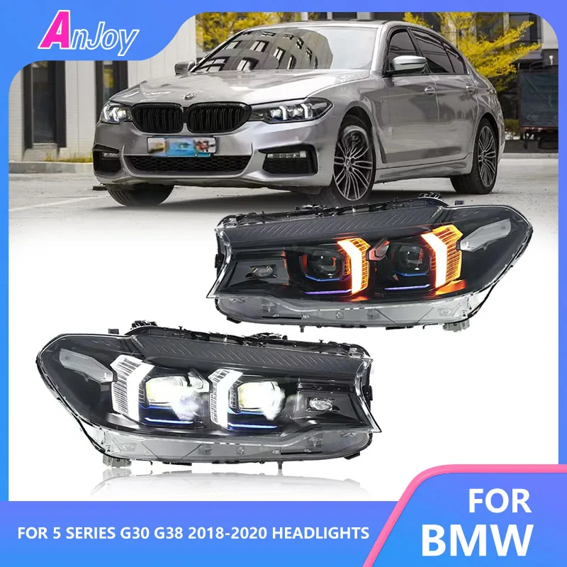 For Bmw 5 Series G30 G38 520I 530I 540I 550I 2018-2020 Led Auto Headlights Assembly Upgrade New Style Projector Lens Accessories
For Bmw 5 Series G30 G38 520I 530I 540I 550I 2018-2020 Led Auto Headlights Assembly Upgrade New Style Projector Lens Accessories