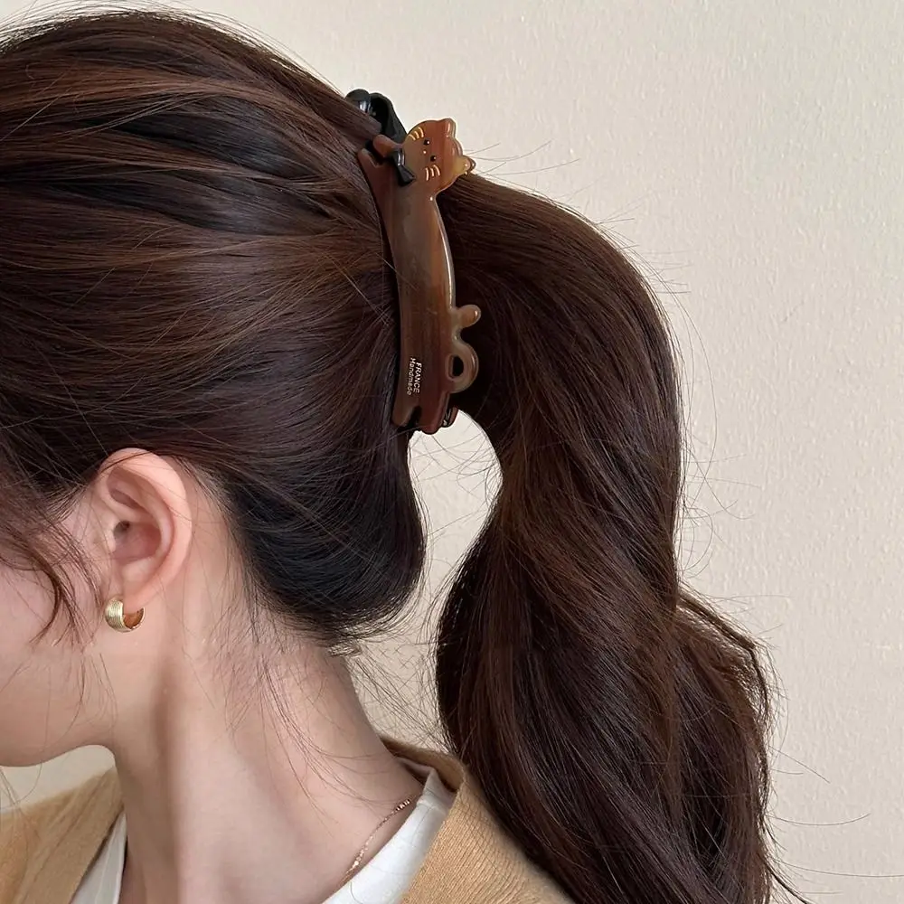 Personalized Acetic Acid Acetate Cat Hair Clip Cartoon Pet Animal Banana Clip Headdress Korean Style Hairpin Daily
Personalized Acetic Acid Acetate Cat Hair Clip Cartoon Pet Animal Banana Clip Headdress Korean Style Hairpin Daily