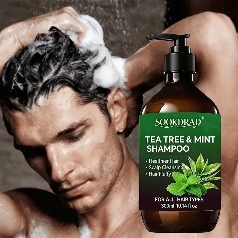 Tea Tree & Mint Shampoo, Refreshing Oil Control, Softer Scalp, Healthy Hair, 300ml For Daily Grooming
Tea Tree & Mint Shampoo, Refreshing Oil Control, Softer Scalp, Healthy Hair, 300ml For Daily Grooming