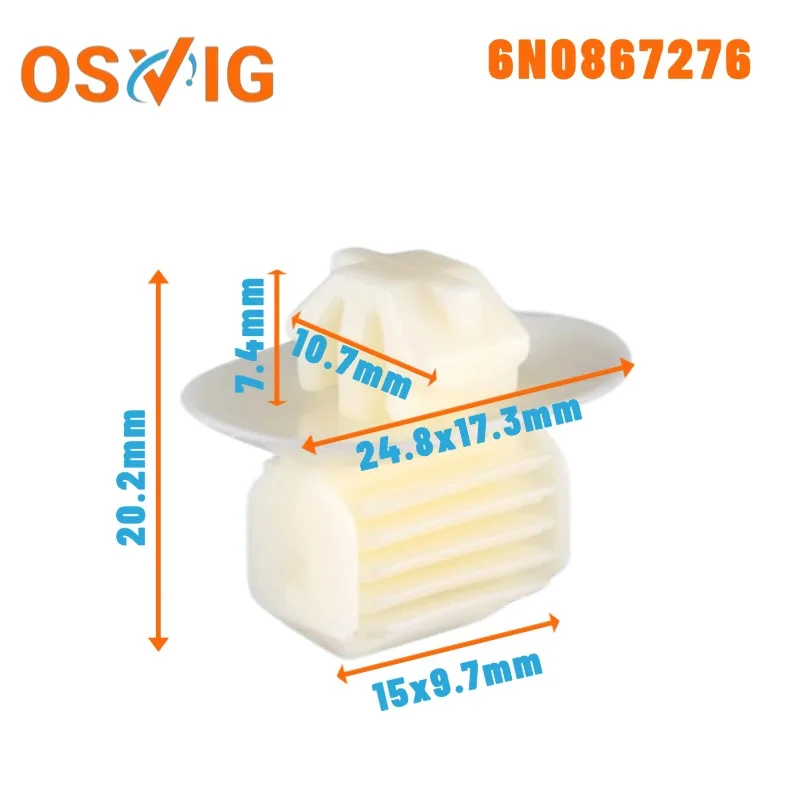 20PCS OE# 6N0867276 1J0867276 Suitable for fixing clips for windshield pillar trim strips of volkswagen golf and Jetta
20PCS OE# 6N0867276 1J0867276 Suitable for fixing clips for windshield pillar trim strips of volkswagen golf and Jetta