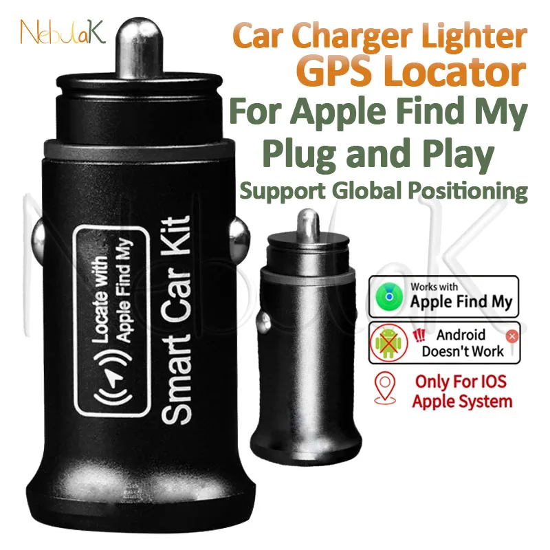 GPS Locator Plug and Play Mini Car Charger Cigarette Lighter for Apple IOS System Find My USB Type-C Hidden Car Tracker Tool
GPS Locator Plug and Play Mini Car Charger Cigarette Lighter for Apple IOS System Find My USB Type-C Hidden Car Tracker Tool