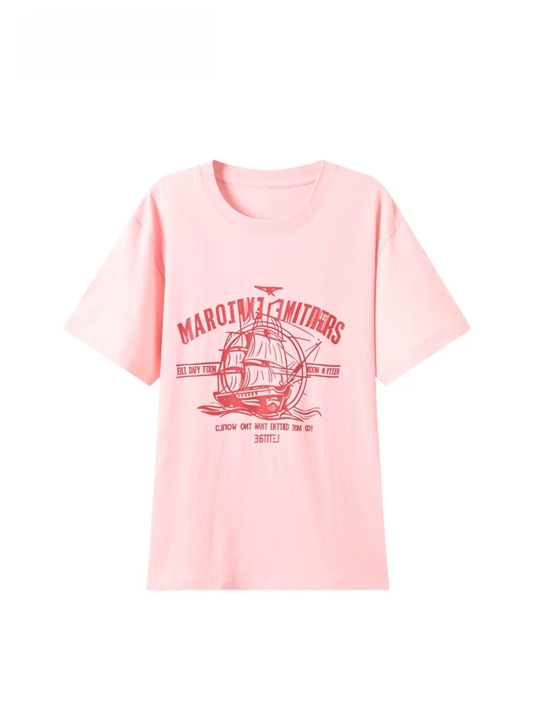 Loose Casual round Neck Short Sleeve T-Shirt Women's plus Size Summer New Style Comfortable Cotton Print Top for Younger Look
Loose Casual round Neck Short Sleeve T-Shirt Women's plus Size Summer New Style Comfortable Cotton Print Top for Younger Look