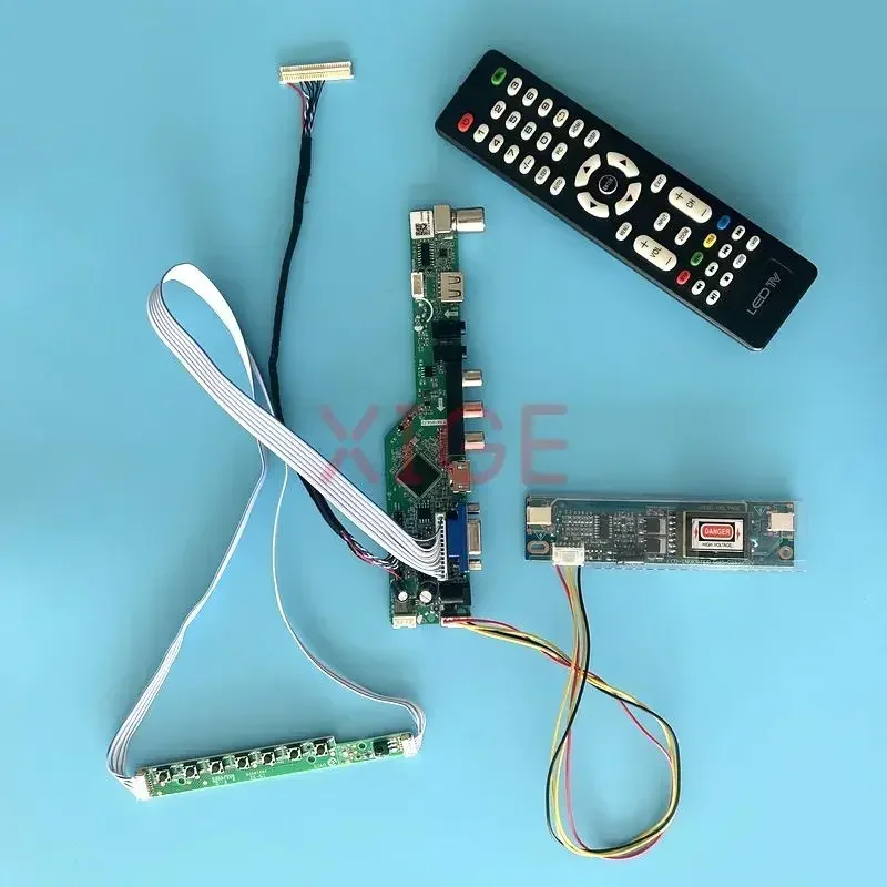 For LTN160AT04 LM156WH1-TLE1 LCD Controller Driver Board TV Analog VGA+HDMI+AV+USB+IR Monitor 2CCFL 1366*768 30 Pin LVDS Kit DIY
For LTN160AT04 LM156WH1-TLE1 LCD Controller Driver Board TV Analog VGA+HDMI+AV+USB+IR Monitor 2CCFL 1366*768 30 Pin LVDS Kit DIY