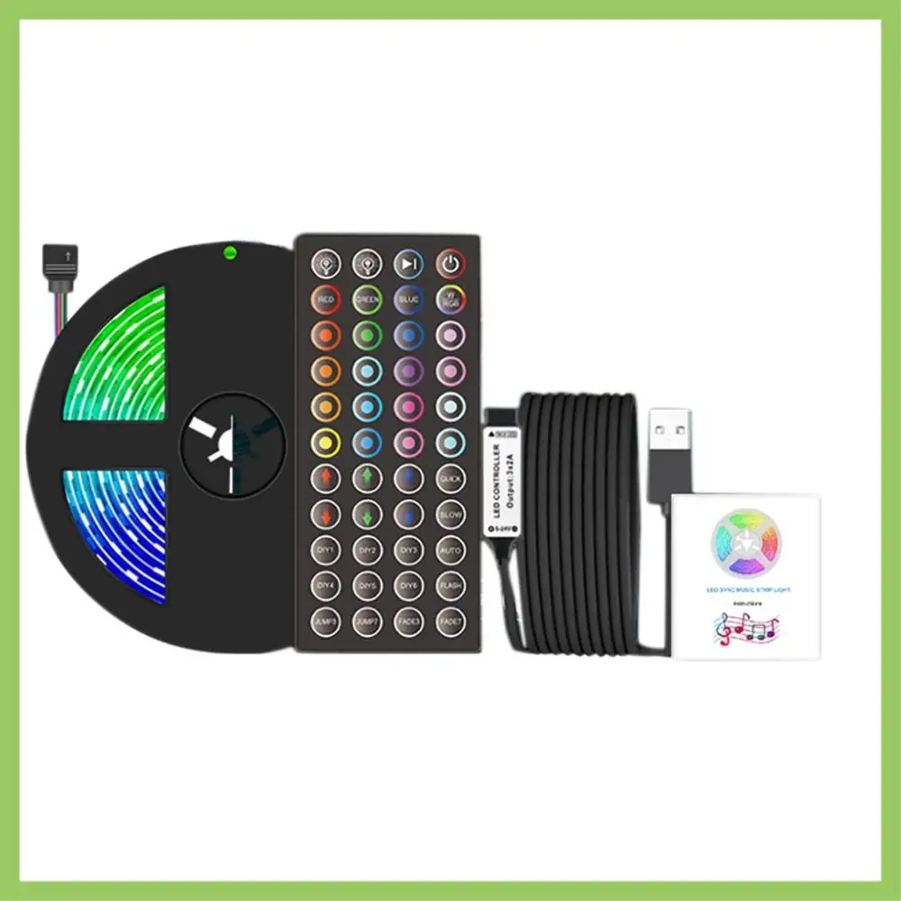 LED Lights With Color Changing Music Sync RGB Lights 44 Infrared Remote Control LED Lights For Home Party 1M
LED Lights With Color Changing Music Sync RGB Lights 44 Infrared Remote Control LED Lights For Home Party 1M