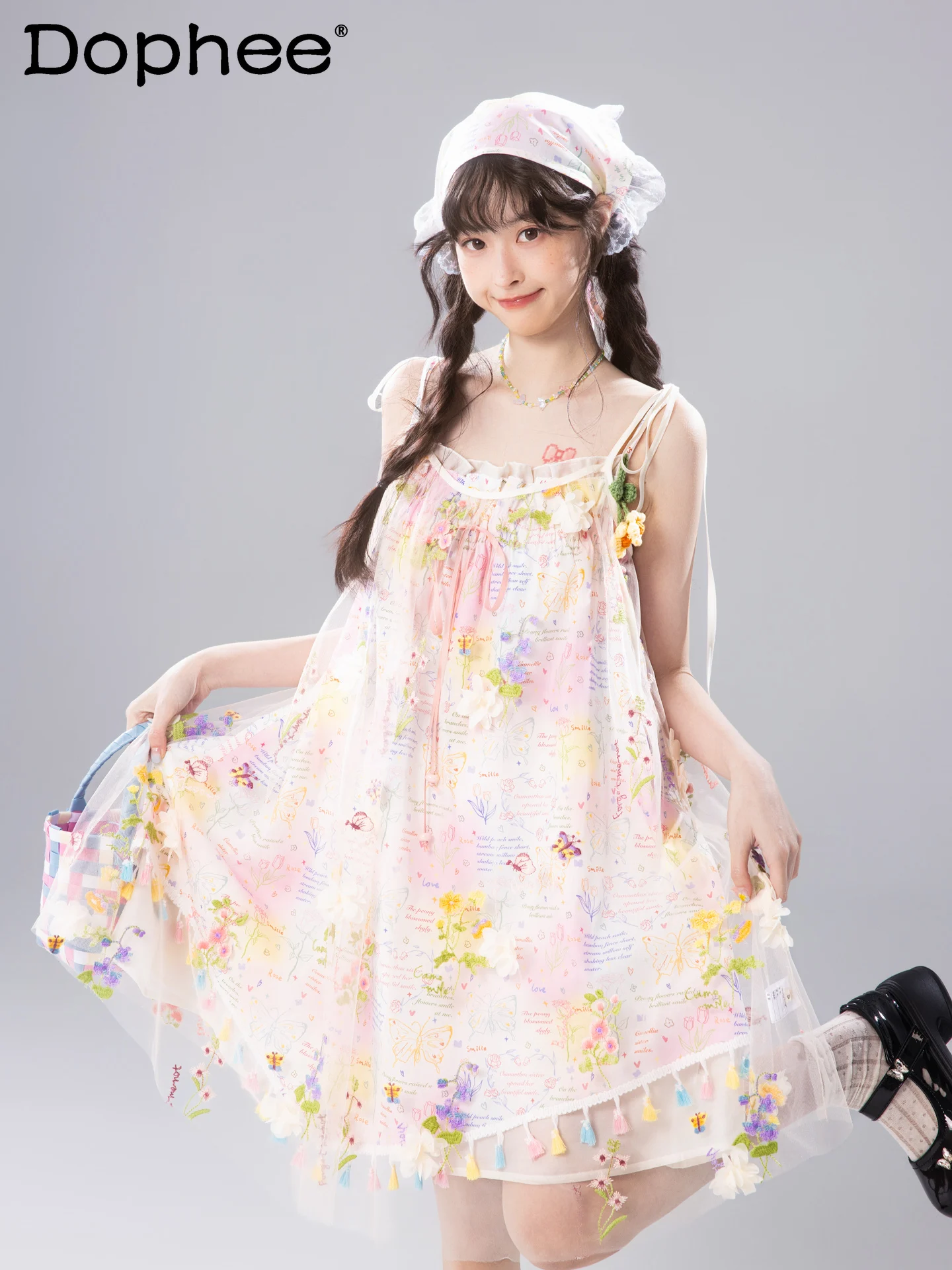 Sweetheart Girl Japanese Original Ins Dopamine Sleeveless Strap Dress Summer New Vacation Cute Princess Puff Dress for Women
Sweetheart Girl Japanese Original Ins Dopamine Sleeveless Strap Dress Summer New Vacation Cute Princess Puff Dress for Women
