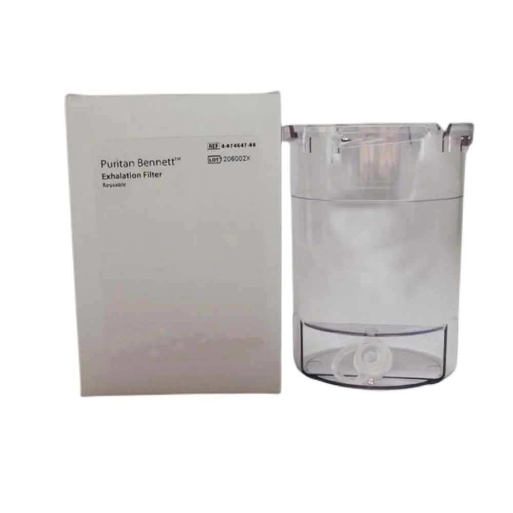 Puritan Bennett Exhalation Filter Reusabie PB840 Water Trap Cup Exhalation Filter Accessories
Puritan Bennett Exhalation Filter Reusabie PB840 Water Trap Cup Exhalation Filter Accessories