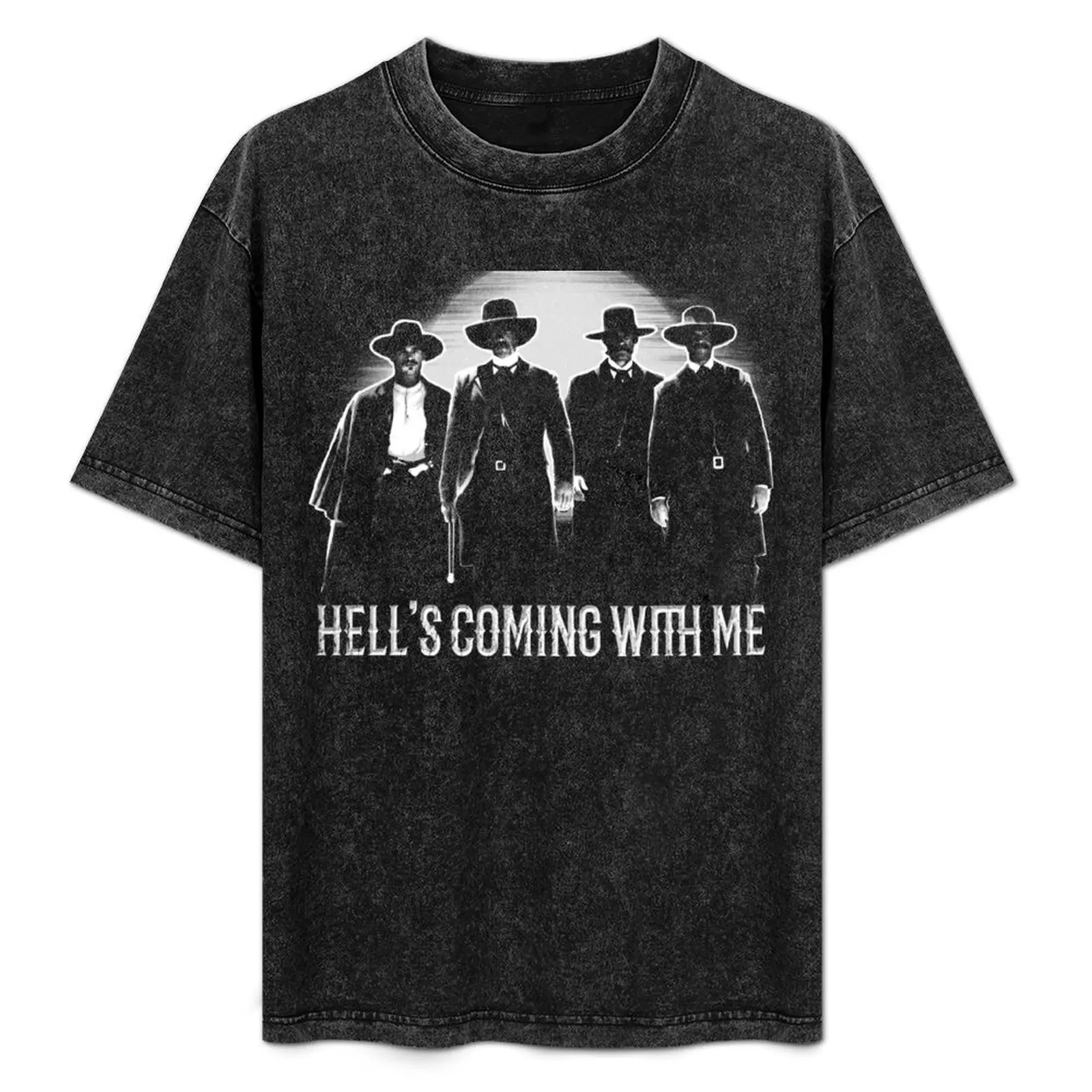 ombstone Doc Holiday Hell's Coming with Me T-Shirt Work Outdoor Short Sleeve Tee
ombstone Doc Holiday Hell's Coming with Me T-Shirt Work Outdoor Short Sleeve Tee